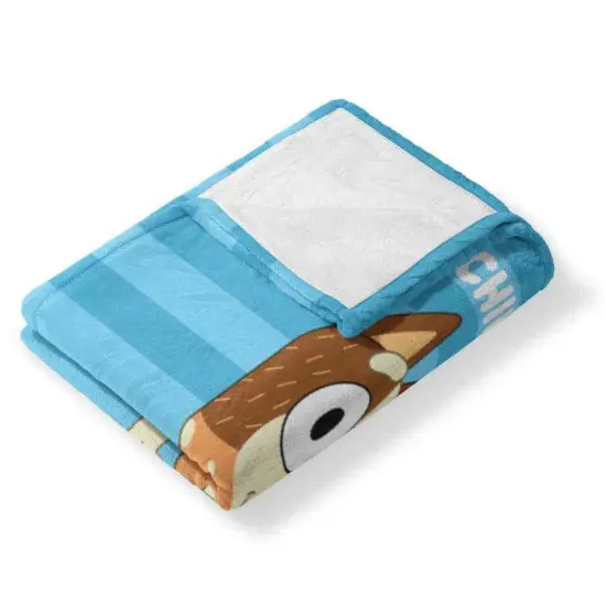 Bluey Roll Call Silk Touch Throw Blanket 50&times;60 Inches Chilli {3}