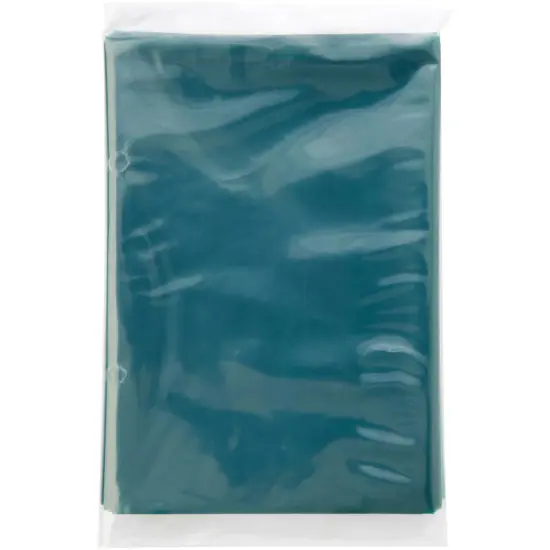 Plymor 4" x 6", Green 2 Mil Flat Open Plastic Poly Bags {5}