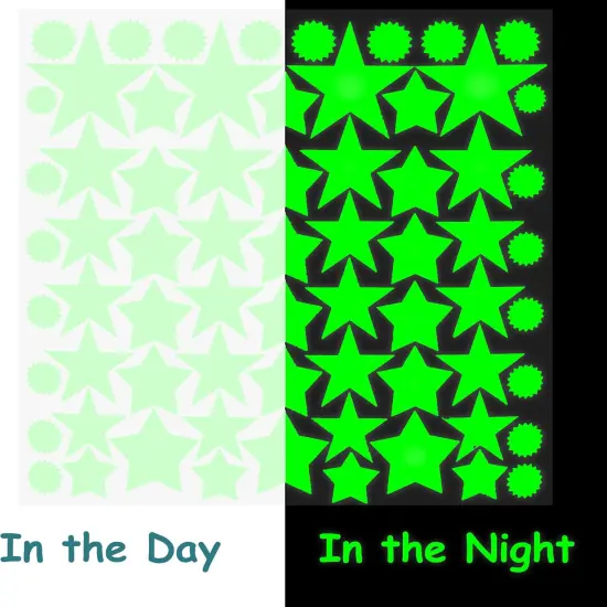 Glow in The Dark Stars for Ceiling or Wall Stickers {4}