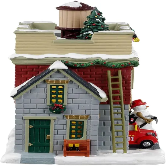 Lemax Jukebox Junction Village: Casey St. Firehouse 51 {2}