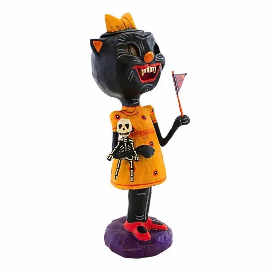Jorge De Rojas 10.0 Inch Meowza! Halloween Figurine , Lightweight Halloween Decor Black {3}