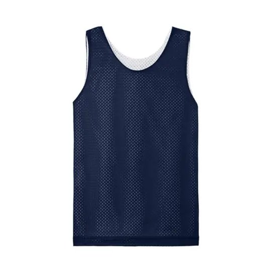 A4&reg; Sprint Youth Reversible Mesh Tank Navy/ White {2}