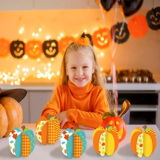 23Pcs Fall Pumpkin Crafts Kit for Kids - Halloween {5}