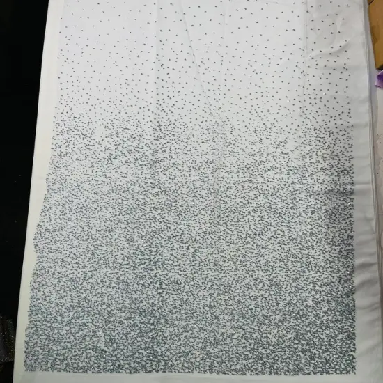 1 Yard Glitter Rhinestone Mesh Fabric Sparkly Sheer Material for Costumes, Gowns & Decor Gold {5}