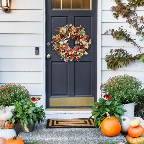 Artificial Fall Wreath {5}