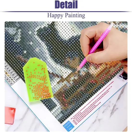 Retro Witch Diamond Painting Kits for Adults, Halloween Witch Diamond Art Kits,14X14Inch {4}