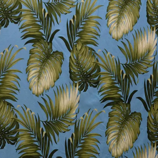 1 Yard Split & Palm Leaves Upholstery Cotton Fabric, 56-58 Inches wide {2}