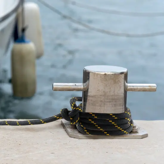 1/2 Inch x 100 Ft Diamond Braided Rope for Knot Tying Practice, Camping, Boats, Trailer Tie Down (Polyester) {2}