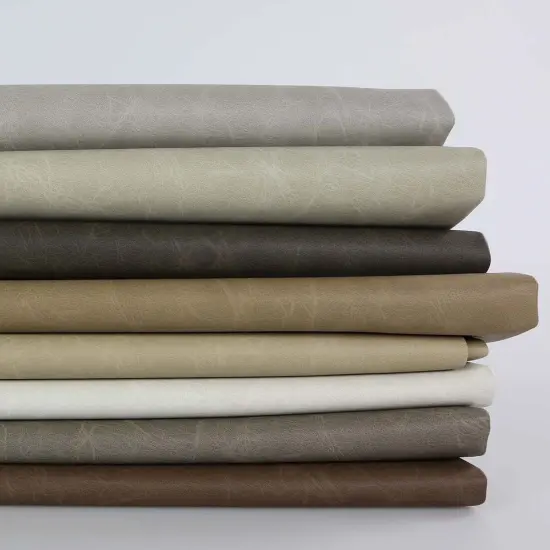 Richloom BATEMAN- Faux Leather Dune {3}