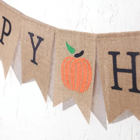 Vintage Rustic Halloween Banner {5}