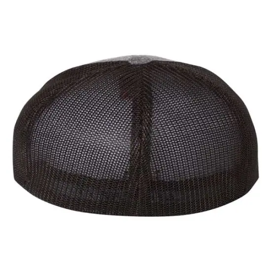 Flexfit&reg; Melange Trucker Cap D Heather Grey/Black {2}