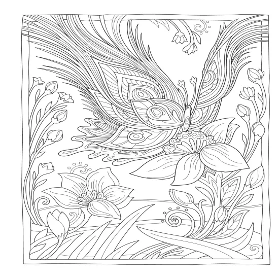 Creative Haven: Butterflies Flights Coloring Book-Softcover {6}