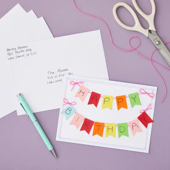 100 Pack Blank Invitation Cards with Envelopes, Cardstock Paper for Weddings, Birthday Party, Baby Shower, DIY (5x7 In) White {3}