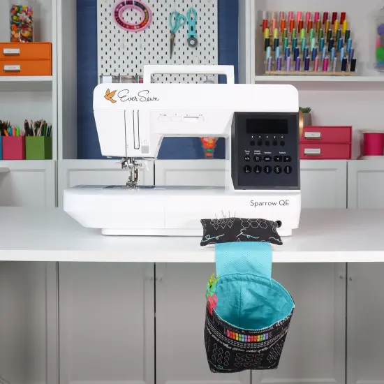 Crosscut Sewing Co.&reg; Pin Cushion & Thread Catcher Sewing Project Kit for Beginners with Fabric, Instructions and Video Make words {5}