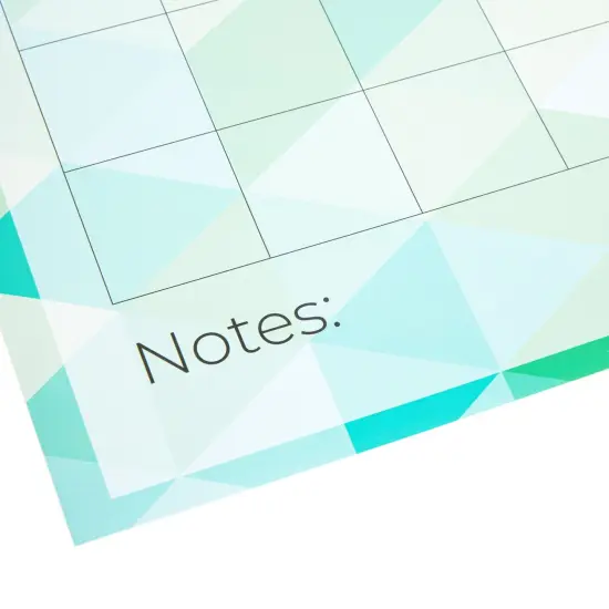 6-Pack Undated Monthly Adhesive Peel and Stick Calendar, Dry Erase Reusable Calendar for Wall, Home Office Schedule Reminders, Memo Notes, 3 Assorted Colors (13.75x12.8 in) Multicolor {7}