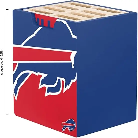 NFL Unisex-Adult NFL Team Logo 4-Pack Pallet Beverage Drink Coaster Set {2}