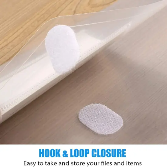 10 Pack Plastic Envelopes File Folders {3}