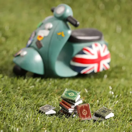 12 Pieces Miniatures Dollhouse Books, 1:12 Scale Mini Books, Model Decoration for Dollhouse Accessories Boys and Girls Play Entertainment Supplies {5}