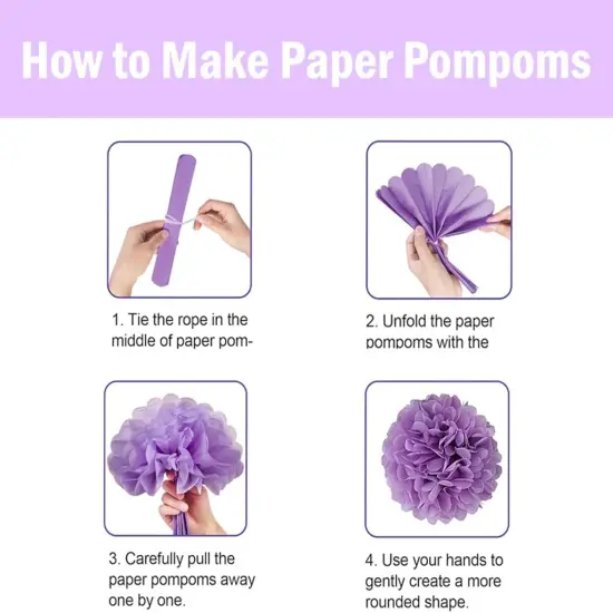 12PCS Paper Tissue Pom Poms Ceiling Decors Sage-Olive Green Pink-Beige Boho Paper Flower Ball for Birthday Bachelorette Wedding Baby Shower Bridal Shower Party Decoration {4}