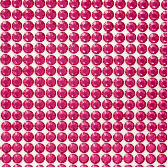 Craft Perfect Gem 10"X10" Gem Sheet 6MM-Pink {7}