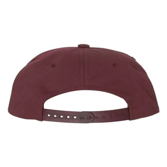 YP Classics&reg; 5 Panel Structured Snapback Cap Maroon {2}