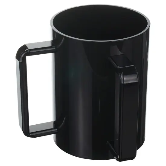 Lucite Wash Cup Black With Black Handle {2}