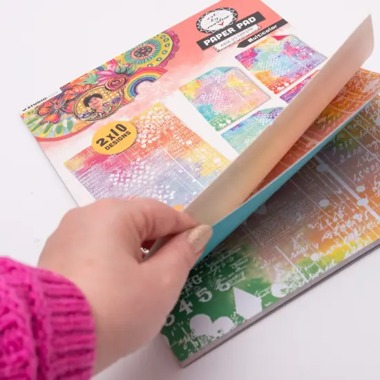 Art By Marlene Designer Paper Pad 8.26"X11.57" 20/Pkg -Nr.278 Multicolor {4}