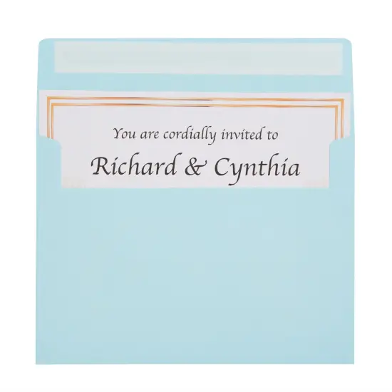200-Pack 5x7-Inch Light Blue Envelopes with Square Flap and Peel and Press Closure for For Birthday, Wedding, and Anniversary Party Invitations, Greeting Cards, Thank You Notes {4}
