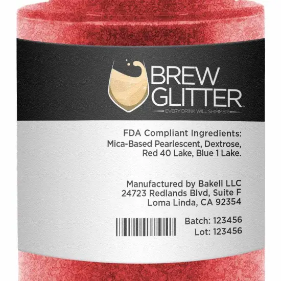 Red Edible Glitter Spray Pump | Brew Glitter&reg; {6}
