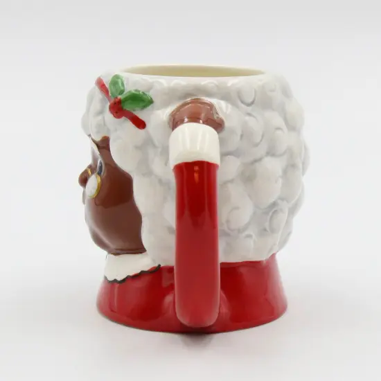 Ceramic ChristmasAfrican American Mrs. Claus Ceramic Mug, Home D&eacute;cor, Gift for Her, Gift for Mom, Kitchen D&eacute;cor, Christmas D&eacute;cor {4}