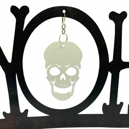 C & F 6.25 In Happy Halloween Centerpiece Halloween Seasonal Tabletop , Lightweight Halloween Decor Tabletop Decor Black {4}