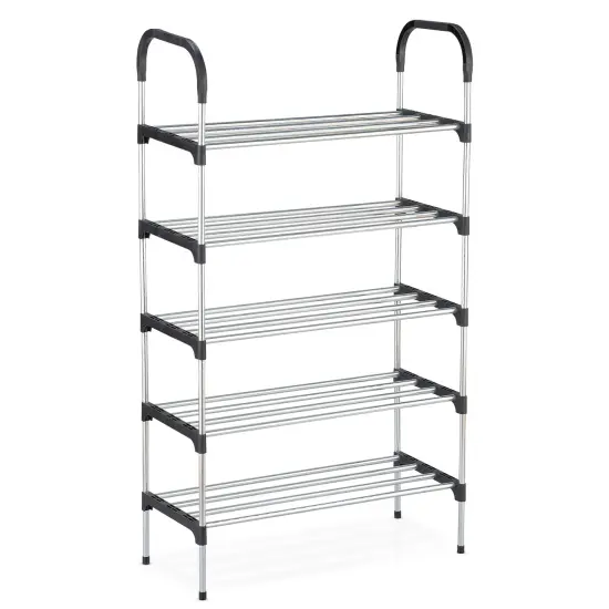 Collections Etc Versatile 5-Tier 15 Pair Shoe Rack {4}