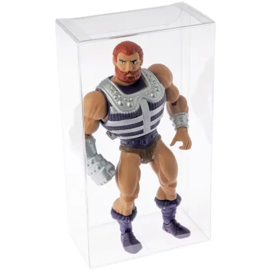 Plymor Clear Folding Action Figure Storage / Display Protector Box, 3.5" W x 2" D x 6.25" H, fits 5" - 5.75" Dolls or Figures {4}