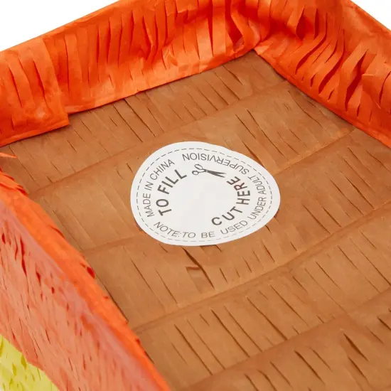 Dump Truck Pinata - Kids Construction Birthday Party Supplies, Construction Party Decorations (Small, 15.7 x 9.2 x 6.3 In) Multicolor {5}