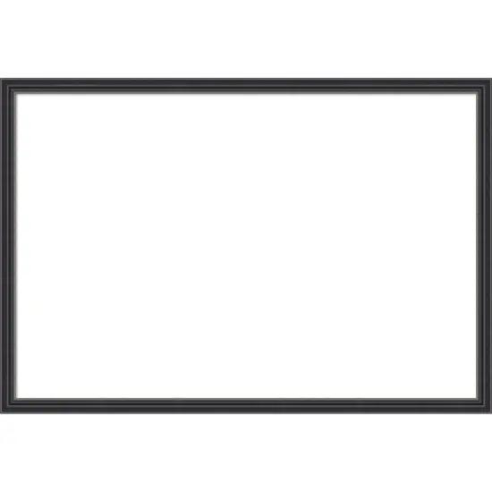 Stylish Black Framed Dry Erase Magnetic Board {1}
