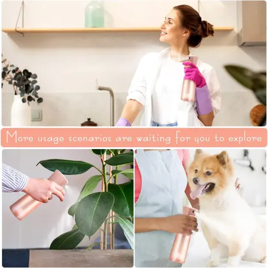 Empty Spray Bottles 6.8 Ounce (Brown) {4}