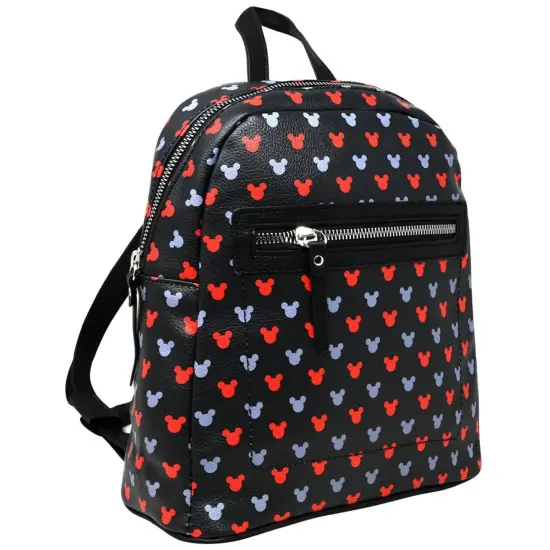 Mickey All Over print 10" Mini Deluxe Backpack with 1 Front pocket {1}