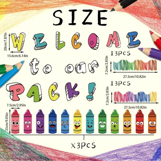 Back to School Bulletin Board Decorations - 79 Pcs {3}