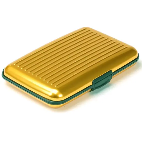Kitcheniva Waterproof Credit Card Wallet Holder Gold {1}