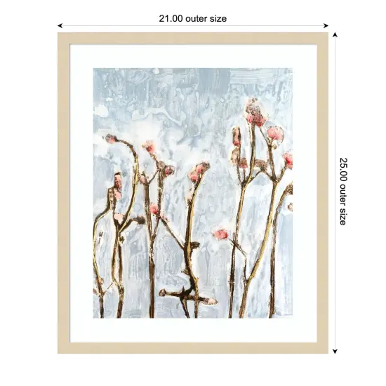 Mimosa Meadow II by Michael Willett Wood Framed Wall Art Print {4}