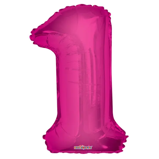 34" Numeral 1 Balloon - Pink, 1ct {1}