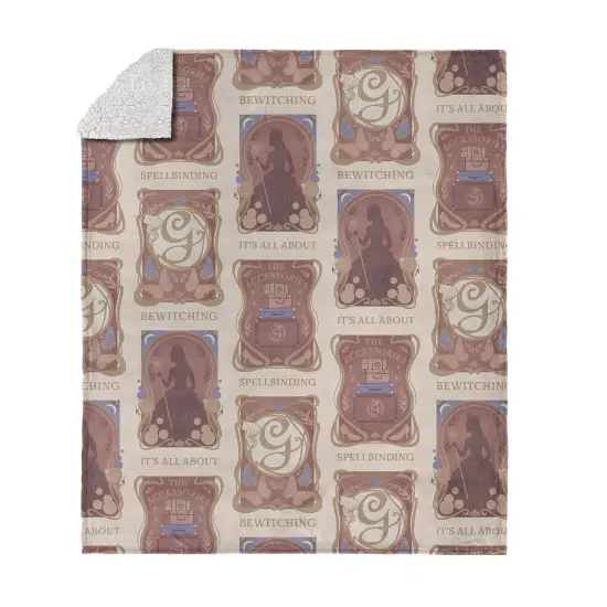 Universal Wicked Silk Touch Sherpa Throw Blanket Say Wicked {11}