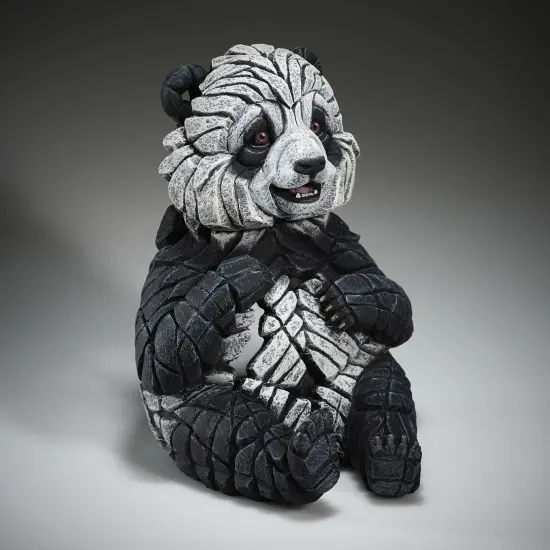 Edge Sculpture Panda Cub Figurine 9.1in H {4}