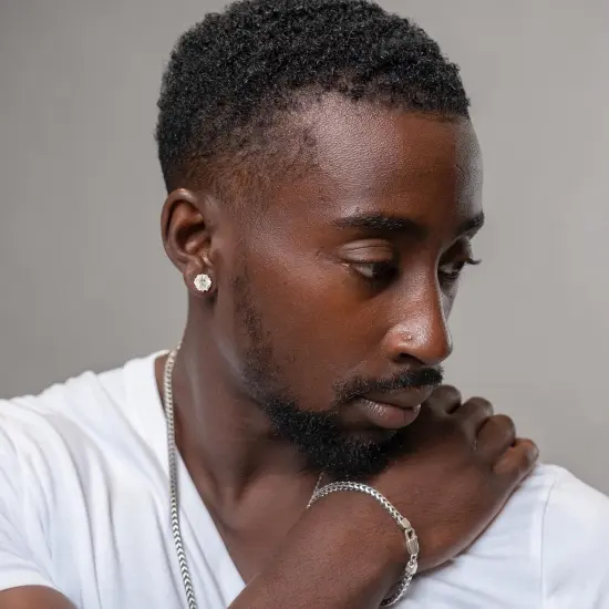 Big Diamond Stud Costume Earrings Accessory {7}