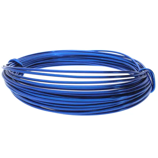 The Beadsmith 12-Gauge Anodized Aluminum Wire for Jewelry Making, Metal Wire for Wrapping Blue {2}