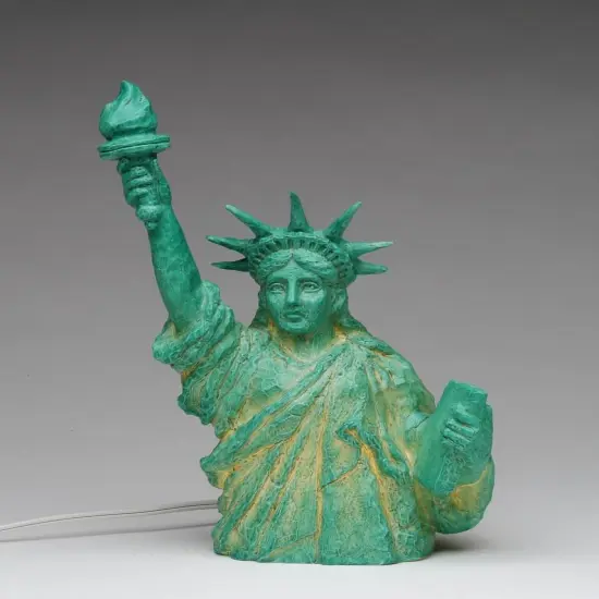 Ceramic Statue of Liberty Nightlight, Democracy and Freedom, Patriot Gift, Home Decor, Bedroom Decor {3}