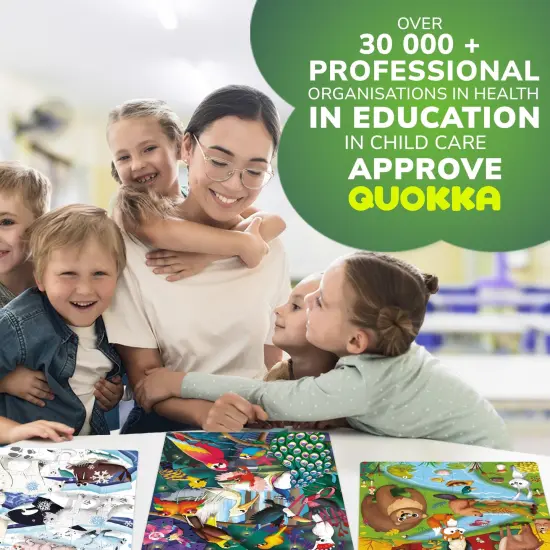 4 Set 60 Pcs Puzzles for Kids | Polar Pals,Birds, Animals {5}