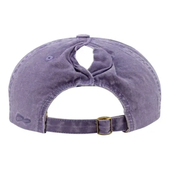 Infinity Her&reg; Women's Pigment Dyed with Fashion Undervisor Cap Violet/ Floral {2}