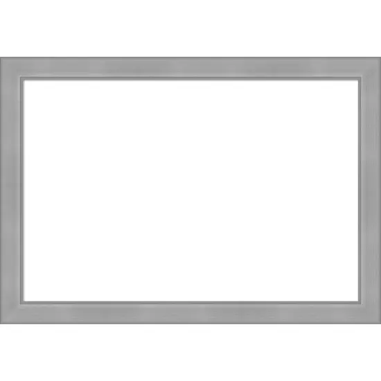 Vista Brushed Nickel Framed Dry Erase Magnetic Board {1}