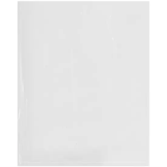Plymor 8" x 10", 3 Mil Flat Open Clear Plastic Poly Bags {1}